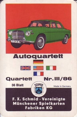 Autoquartett FX Schmid